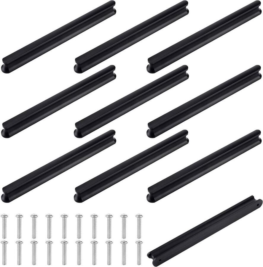 180 mm lang (160 mm gat midden) keukenkast deurgrepen 10 stuks trekken hardware lade handgrepen