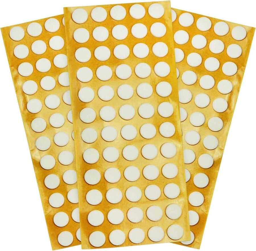 180 x anti-slip pads EPDM wit Ø 14 mm 25 stuks zelfklevend