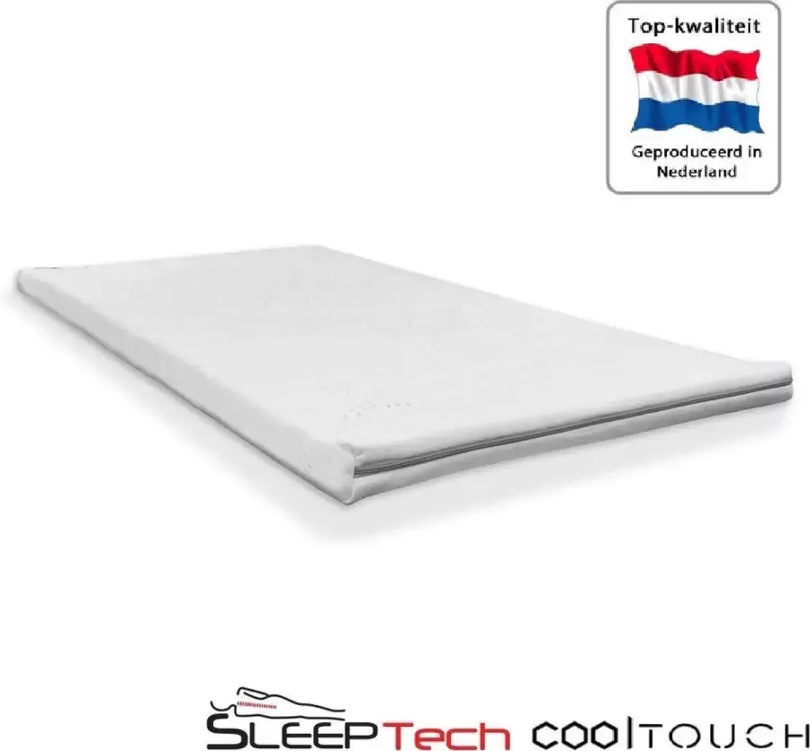 180x210 Topper Dekmatras Nasa traagschuim c.a. 6 cm dik