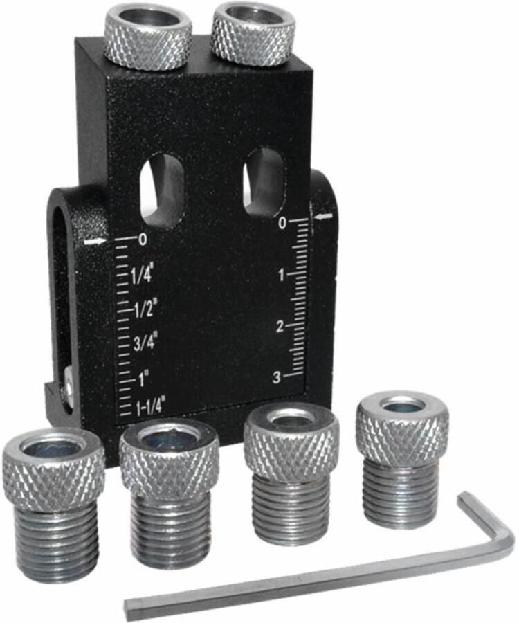 1Set schuine boormal positioneringskit voor houtbewerkingsgereedschap voor kasten en planken