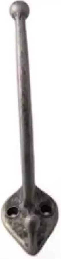 1x Luxe kapstokhaken jashaken tinkleurig antiek enkele haak lang model hoogwaardig aluminium 13 x 3 5 cm Antieke kapstokhaakjes garderobe haakjes
