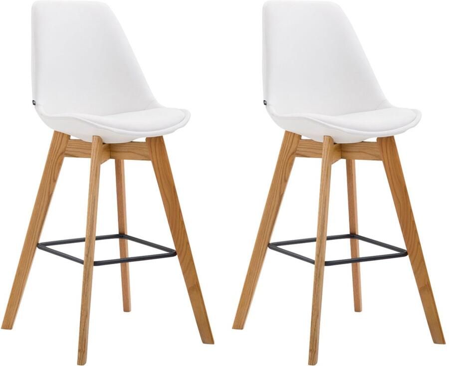 2-delige Barkrukkenset Hoge Krukken Uitstekend Zitcomfort