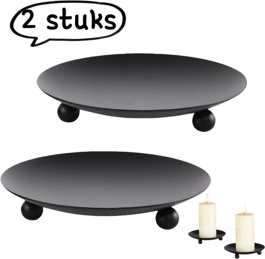 2-delige kaarsenhouder oude ijzeren kaarsenhouder romantische kaarslicht eettafel huisdecoratie ornamenten zwart