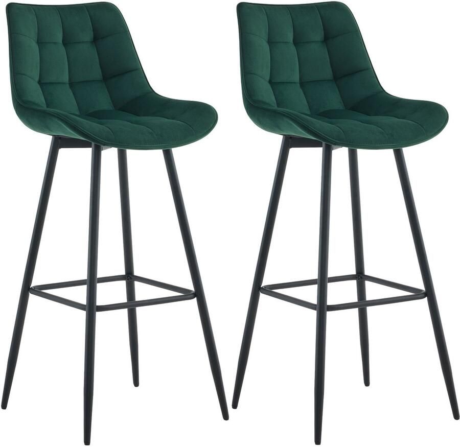 2-delige Set Barkrukken Hoge Krukken Uitstekend Zitcomfort