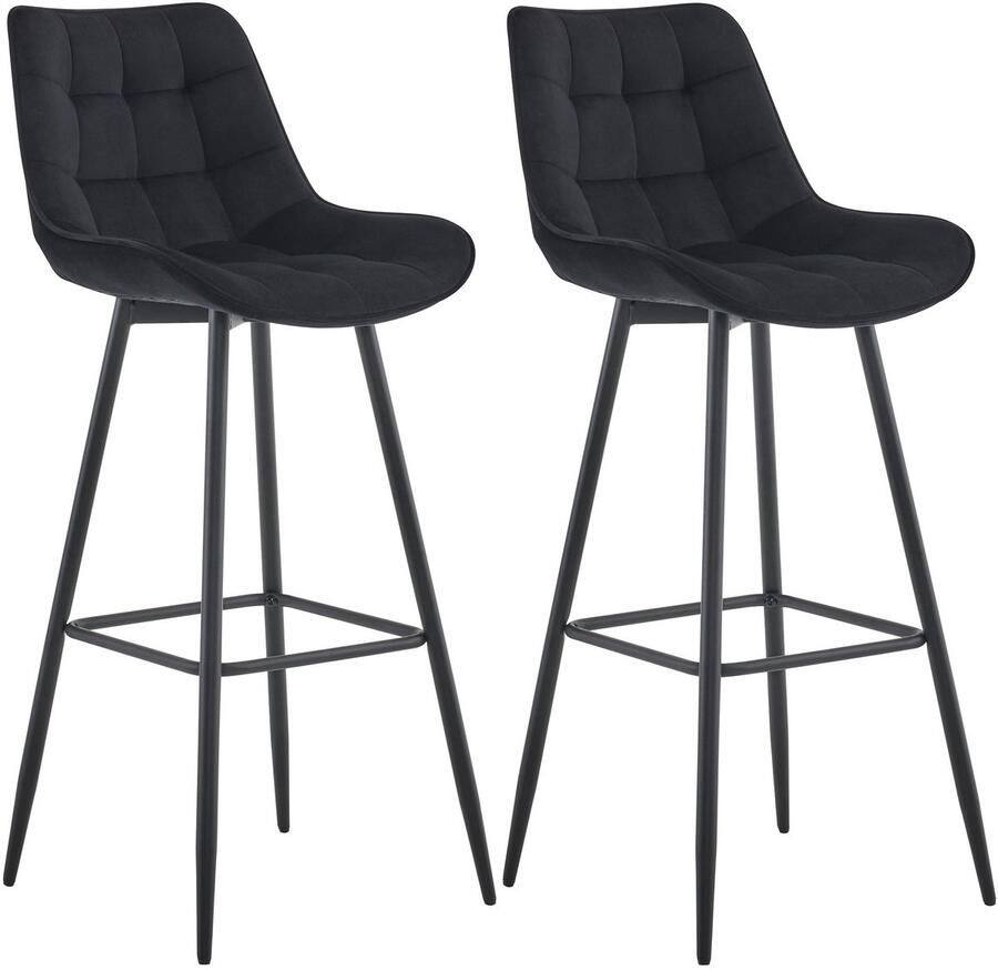 2-delige Set Barkrukken Hoge Krukken Uitstekend Zitcomfort