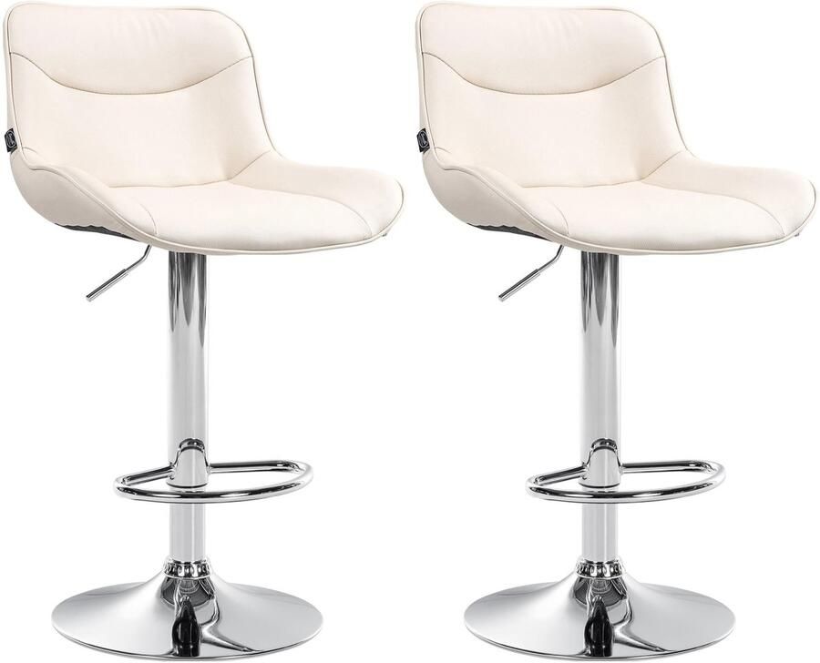 2-delige Set Barkrukken Krukken Ergonomisch Comfort In Hoogte Verstelbaar