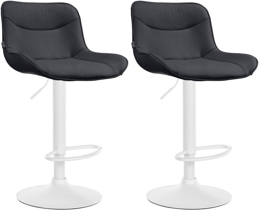 2-delige Set Barkrukken Krukken Ergonomisch Comfort In Hoogte Verstelbaar