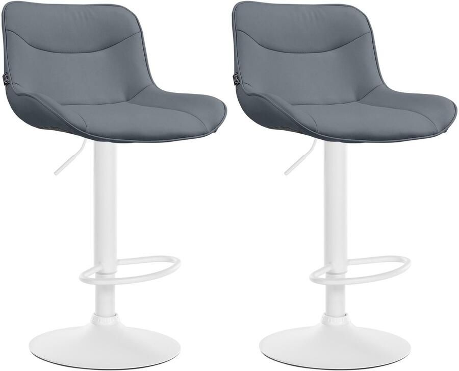 2-delige Set Barkrukken Krukken Ergonomisch Comfort In Hoogte Verstelbaar