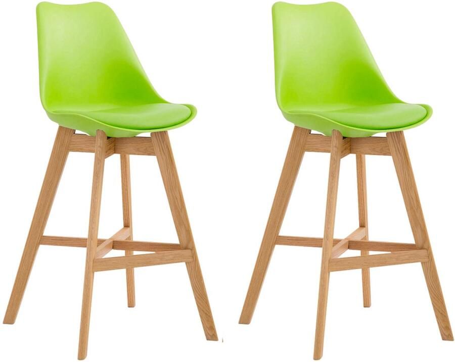 2-delige set Barkrukken Krukken Hoog zitcomfort stevig modern design