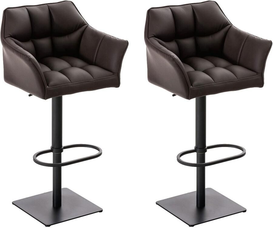 2-delige Set Barkrukken Modieuze Krukken In Hoogte Verstelbaar voor Ultiem Zitcomfort