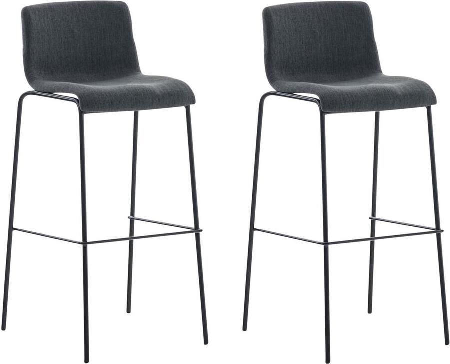 2-delige Set Barkrukken Nauwe Krukken Ergonomisch Ontwerp voor Comfortabele Zithouding