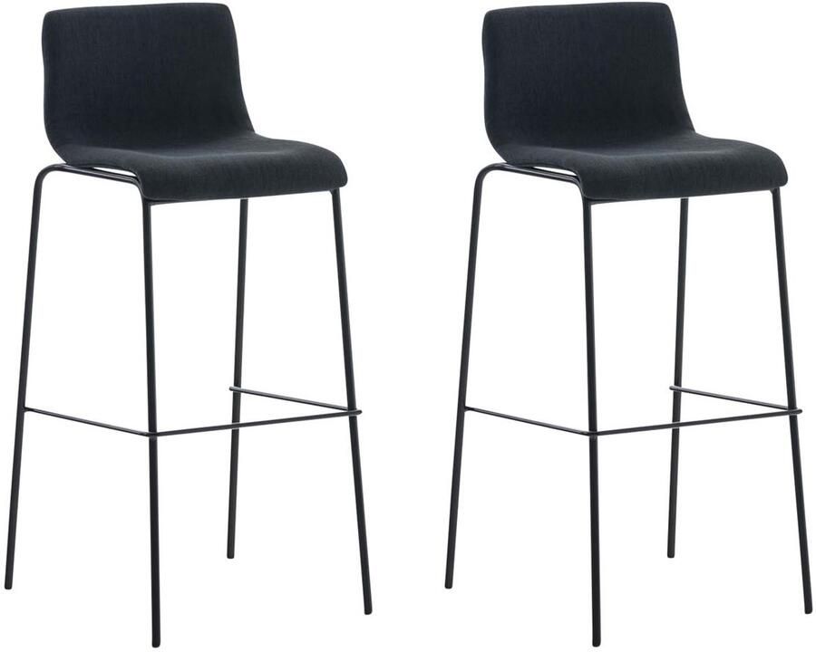 2-delige Set Barkrukken Nauwe Krukken Ergonomisch Ontwerp voor Comfortabele Zithouding