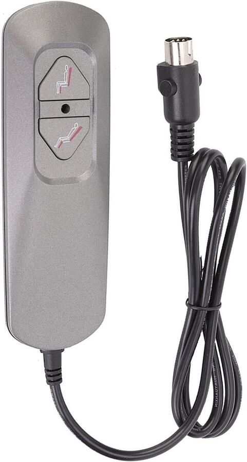 JGS Premium Elektrische bankcontroller met 2 knoppen voor liftstoel 5V 1.8m bereik Vervangingscontroller voor elektrische fauteuil met handafstandsbediening