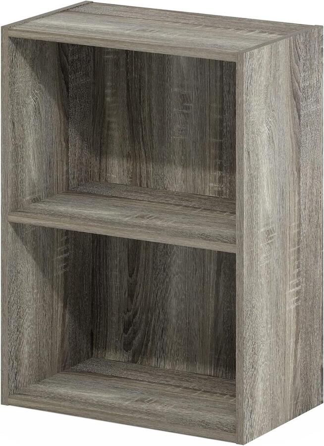 2-laags boekenkast open plank Frans eiken Luder