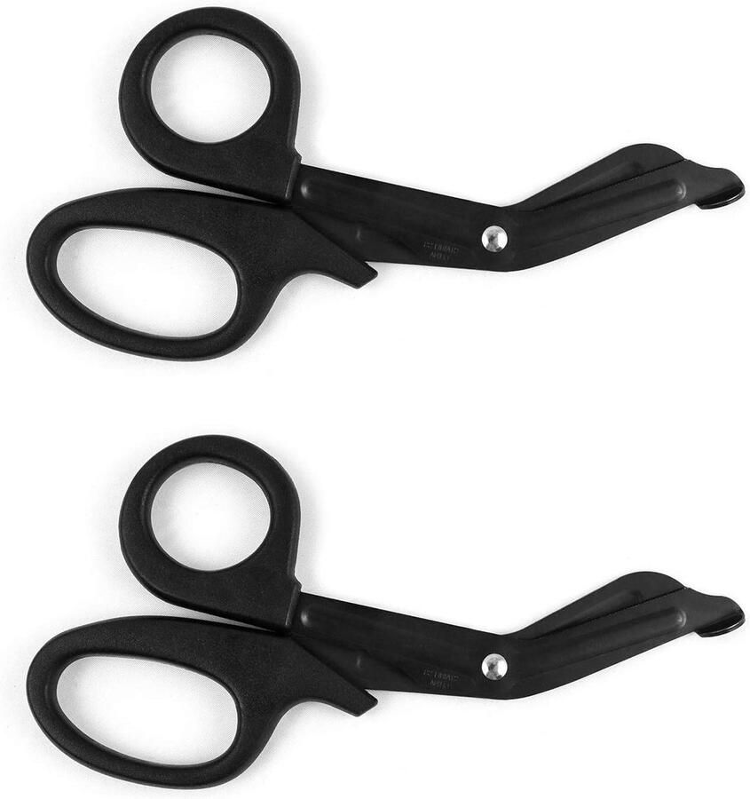 2-pack 185 mm noodschaar EMT en traumaschaar roestvrijstalen verbandschaar voor verpleegkundige EHBO-noodhulp