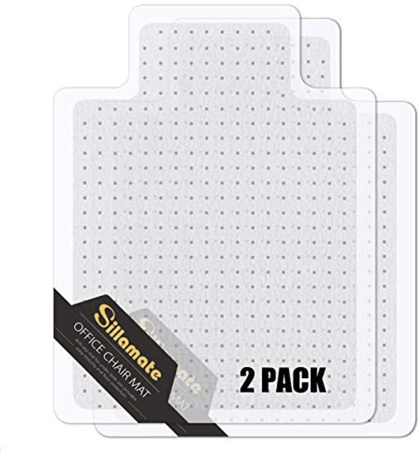2-pack 36 x 48 Bureaustoel Mat voor Vloerbedekking Duurzame en Milieuvriendelijke Bescherming voor Harde Vloeren