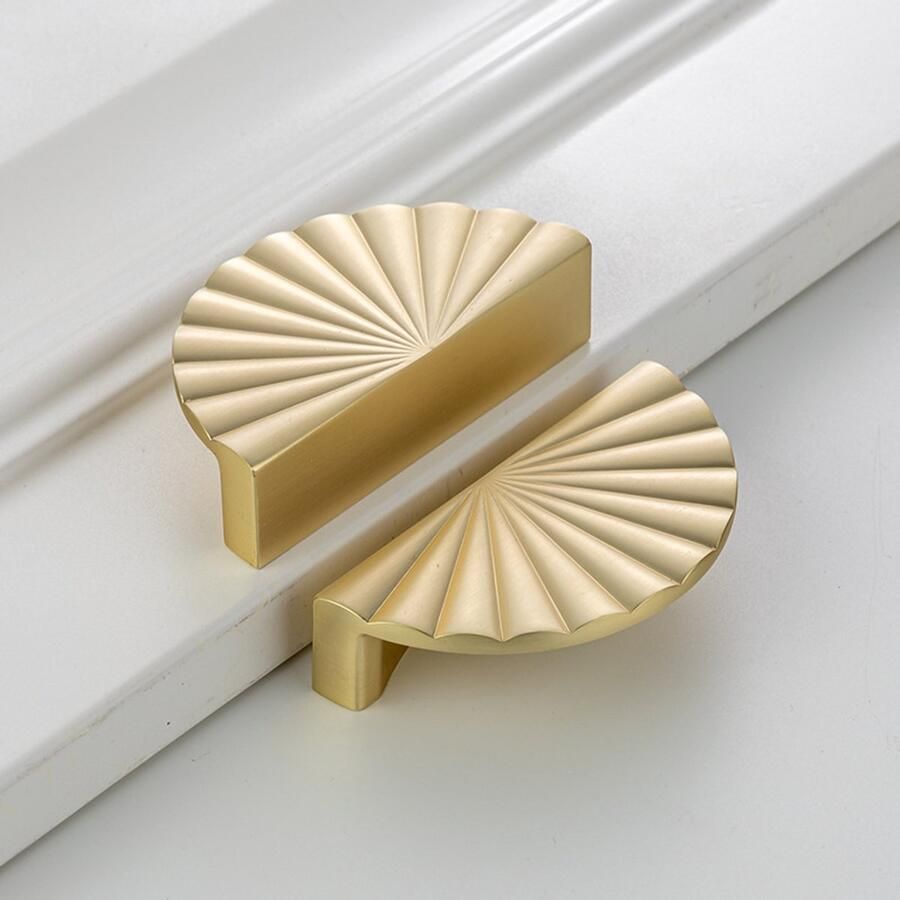 2-pack antieke messing kastgrepen platte vintage ladegrepen keukenkast badkamermeubel kastbeslag handgrepen van zinklegering