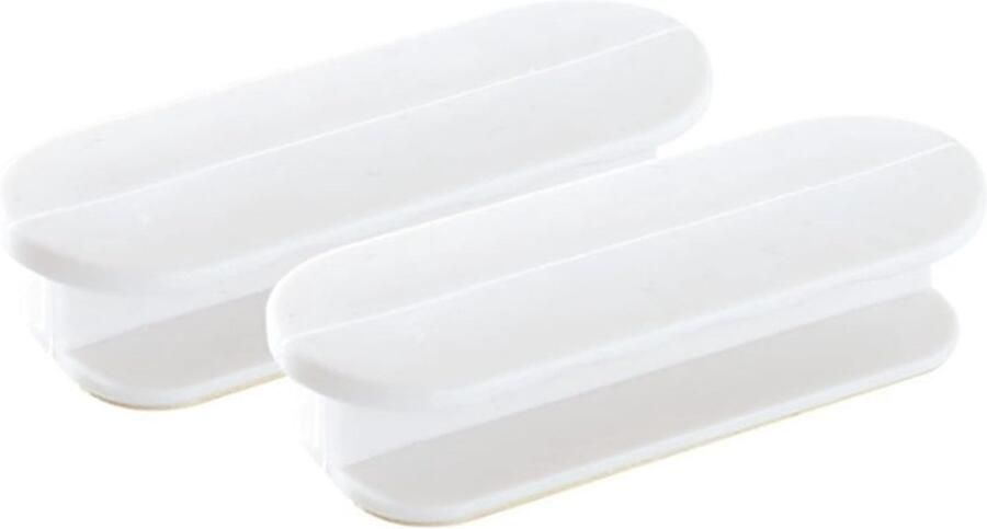 2-Pack Zelfklevende keukenkastgrepen Ladegrepen Raamschuifladekastgrepen Push Pull Assist Sticky-grepen (Wit)
