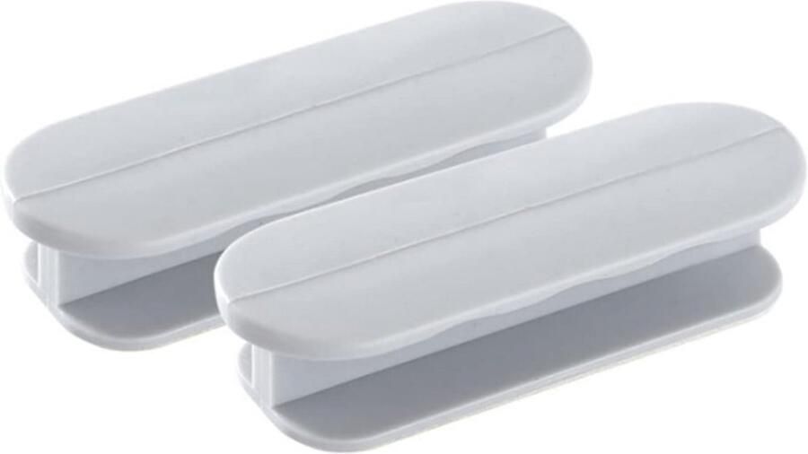 2-Pack Zelfklevende keukenkastgrepen Ladegrepen Raamschuifladekastgrepen Push Pull Assist Sticky-grepen (grijs)