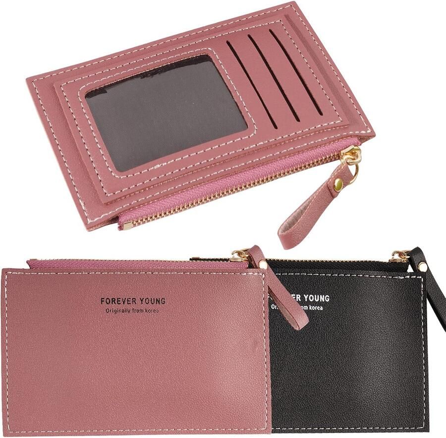 2 pcs mini card slots Black Minimalist