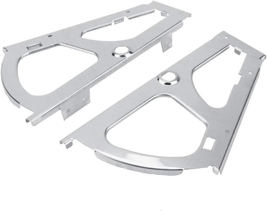 2 stks Rvs Zilveren Schoenen Kast Scharnieren Schoenen Ladekast Scharnieren Accessoires Vervanging Fittingen(3#)