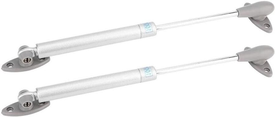 2 stuks 100N Hydraulische Gasveren Lift Ondersteuning voor Keukenkast Deur Met Montageplaat Olive Head