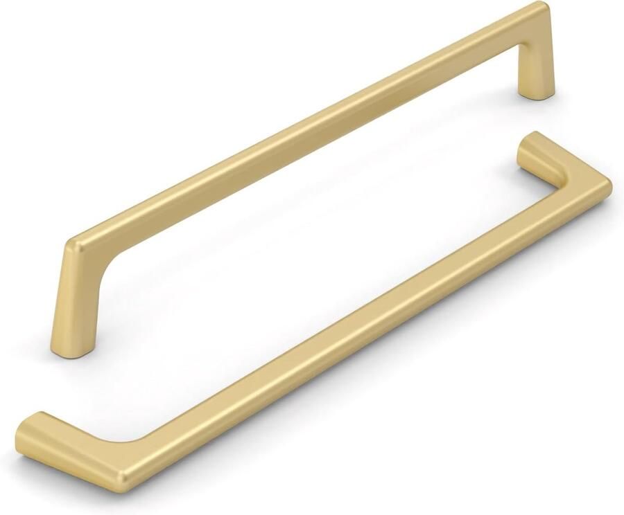 2 stuks 160 mm Keukengrepen Meubelgrepen Meubelgreep Handgreep Meubelbeslag Jeukenkastgrepen Goud Zinklegering Voor deuren laden kasten Met schroeven