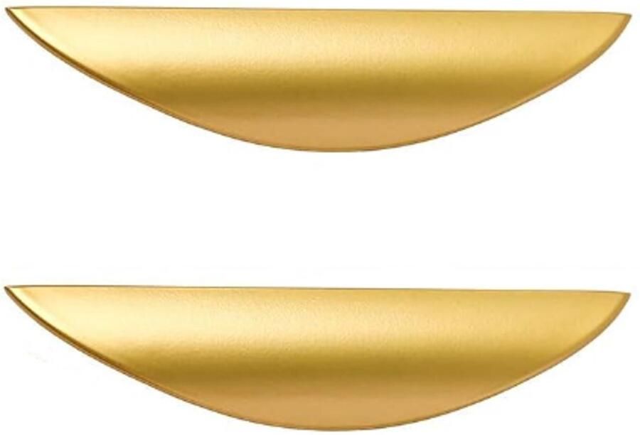 2 stuks Deurgreep Handgreep Meubelgreep ladehandgreep kastgrepen gatafstand 96 mm goud incl schroeven voor Dressoirs Kasten 14.7*3.5cm