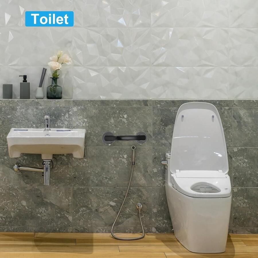 2 stuks e kastgrepen zun zelfklevende instant push-pull handuifdeuen kastdeuren (zwart)