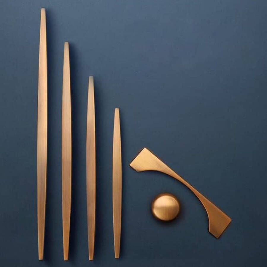 2 stuks gaten midden 5 inch (128 mm) keukenladegreep deurgrepen van zinklegering modern bruin messing beslag voor kledingkast badkamer commode