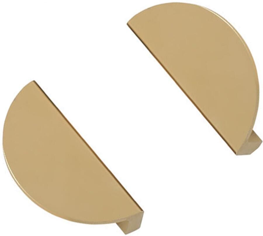 2 stuks Handgrepen goud 78 mm Handgrepen kast Handgrepen keukenkastjes Meubelgreep incl schroeven Metaal 64mm Hartafstand kleine handgreep Handgrepen voor deurtjes- Badkamer