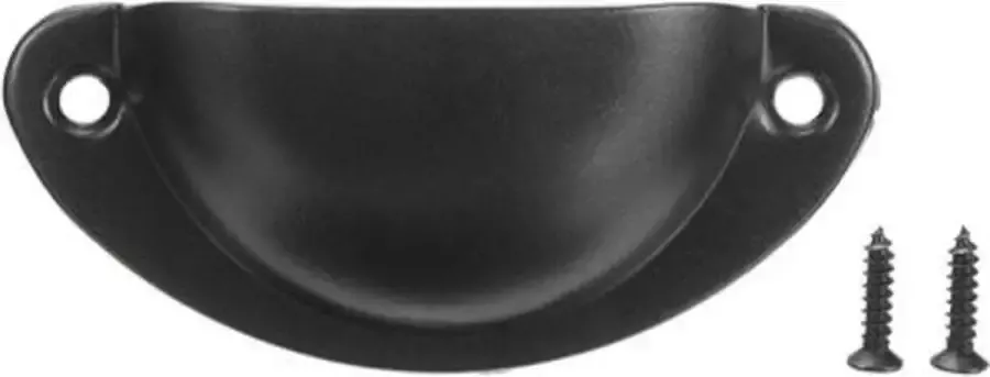 2 Stuks Handgrepen kast Zwart Ladegreep Meubelknop Retro Kastgreepje DIY Kast Knop Handgreep Deurklink Ladekast Vintage Meubelgreepje Hip Meubelbeslag