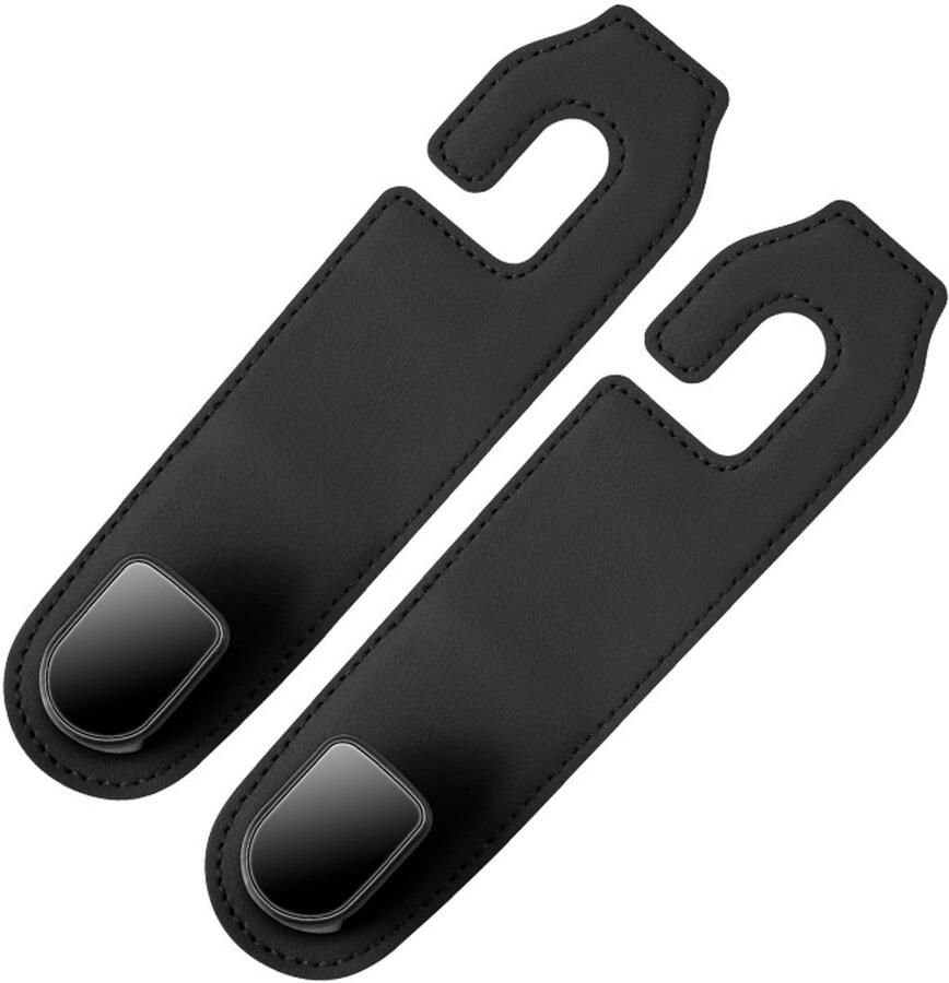 2 Stuks Rugleuning Organizer Auto Organizer Haken Autostoel Hangers Auto Kapstok Tassenhouder Autohaak Interieur Accessoires Zwart