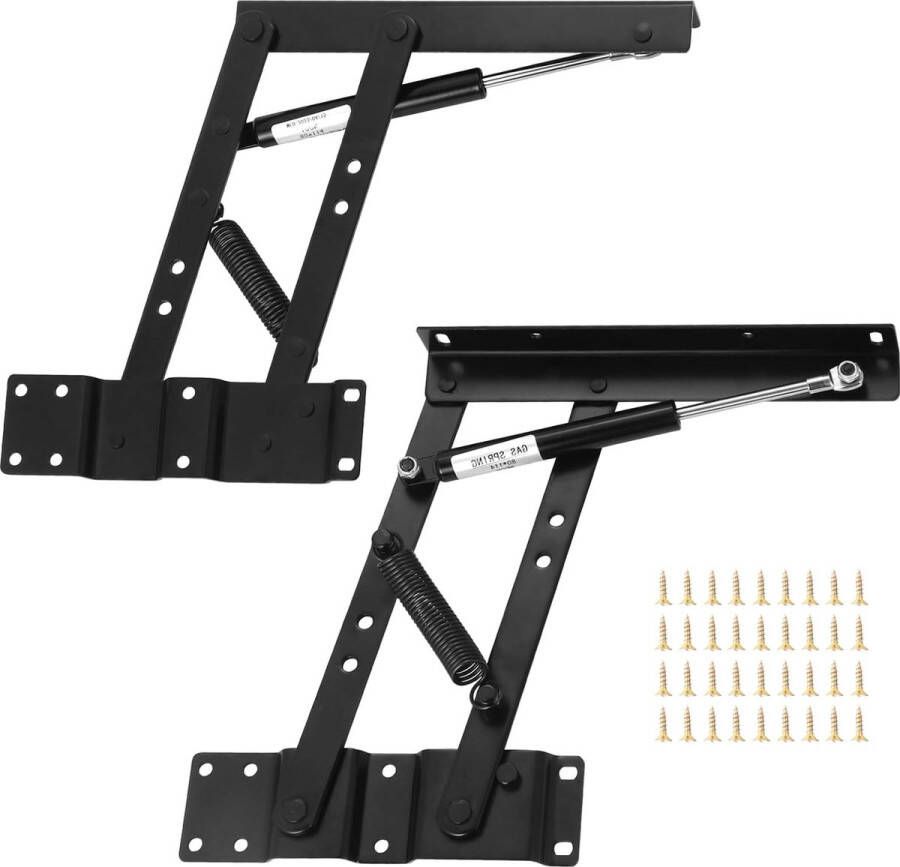 2 stuks salontafel hefmechanisme salontafel veerscharnier lift-up salontafel hefframe meubelaccessoires veerscharnier gashydraulische hardware