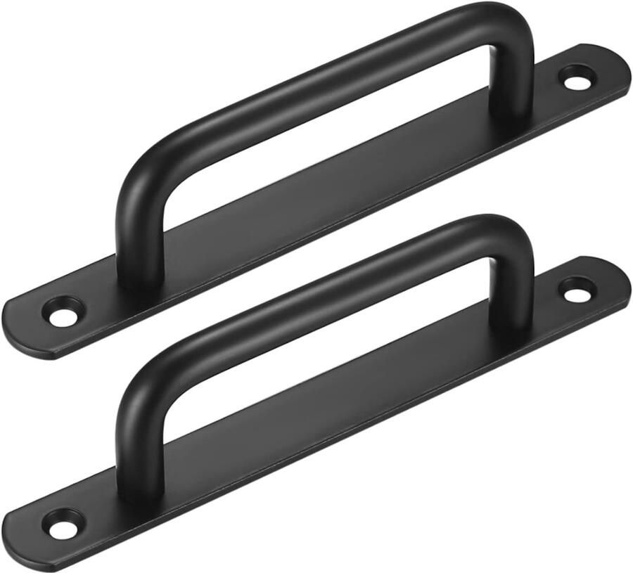 2 Stuks Schuifdeurgrepen Handgreep zwart Handgrepen Kast Meubelhandvat Hand Grepen Robuust Deurgreep Inclusief schroeven Greep Schuifdeur Onderdelen Meubel Handvat Keukengreep Meubelbeslag Metaal