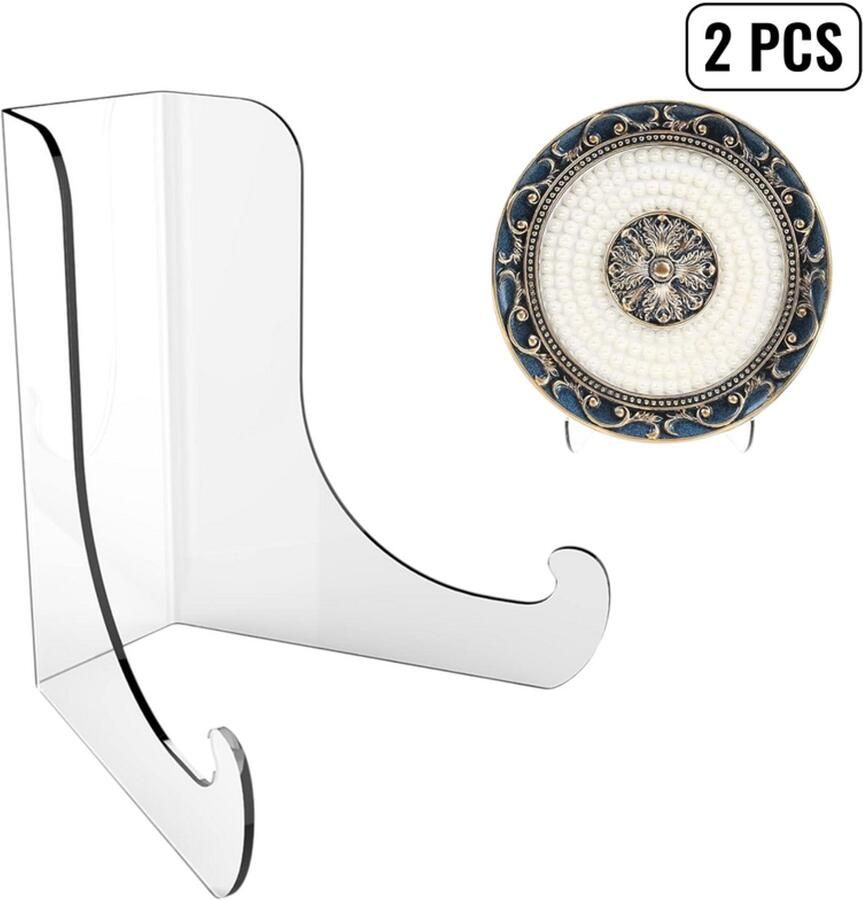 2 stuks transparante acryl standaards – 9x9x11 5 cm – display houders voor antieke schalen bronzen spiegels decoratieve platen – heldere tentoonstellingsstandaard voor vitrinekast museum winkel of thuisgebruik