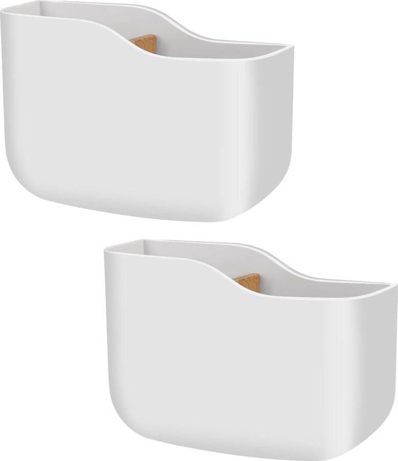 2 stuks wandgemonteerde afstandsbedieningshouders plakhouder whiteboard markers houder geen boren universele houder organizer box voor mediaspeler controller mobiele telefoons opladen