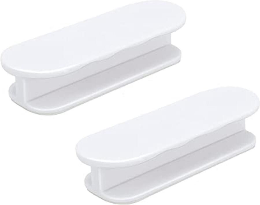 2 Stuks Zelfklevende Balkondeurgrepen Deurgrepen voor Meubels en Glas