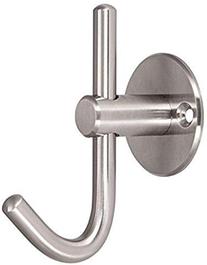 2 x MIA kapstokhaken echt roestvrij staal 82 x 42 x 64 mm exclusieve kapstokhaken van SO-TECH