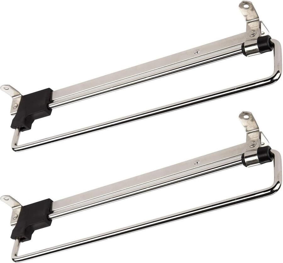 2 x uitschuifbaar kledinghangerrek Telescopisch kledingrek uittrekbaar 300 mm