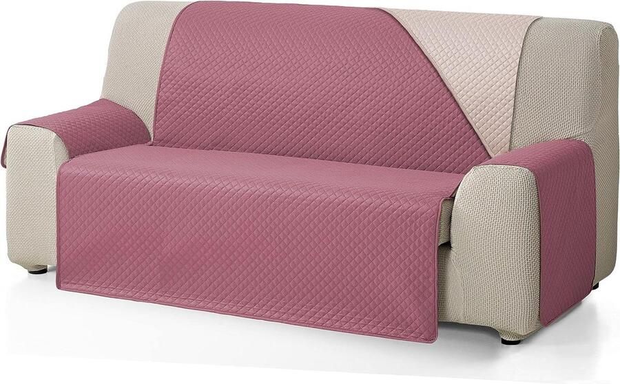 Gevoerde bankovertrek 2-zits 110 cm breed Grijs Waterafstotend