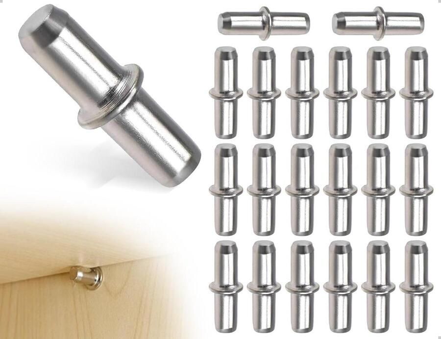 20-delige set vloerhouders plankdragers met ring voor meubels en kasten