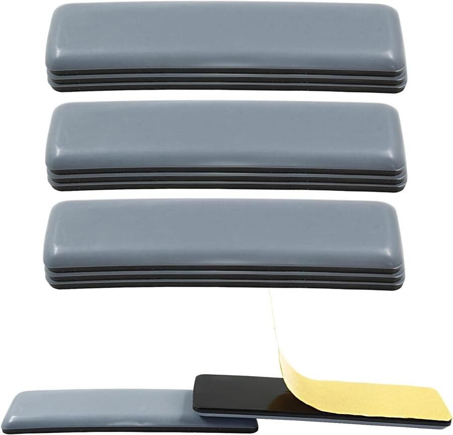 20 stuks rechthoekige meubelglijders zelfklevende glijders Magic Sliders vloerbeschermers bank glijders voor tapijt hout keramische tegelvloeren 25*100 mm