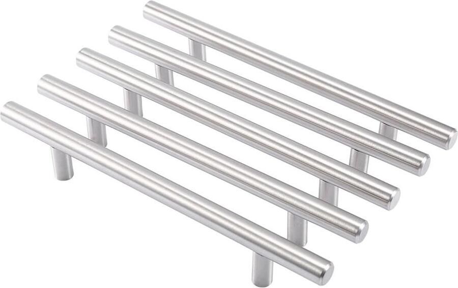 20 Stuks Roestvrij Stalen Meubelgrepen Holle Kastgrepen met 128 mm Gatafstand