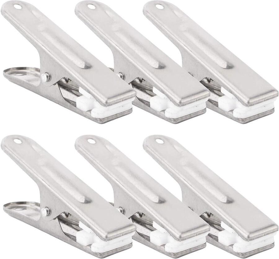 20 stuks Roestvrijstalen Kledingklemmen voor Was Duurzame RVS Kledingknijpers voor Thuis Keuken en Buiten