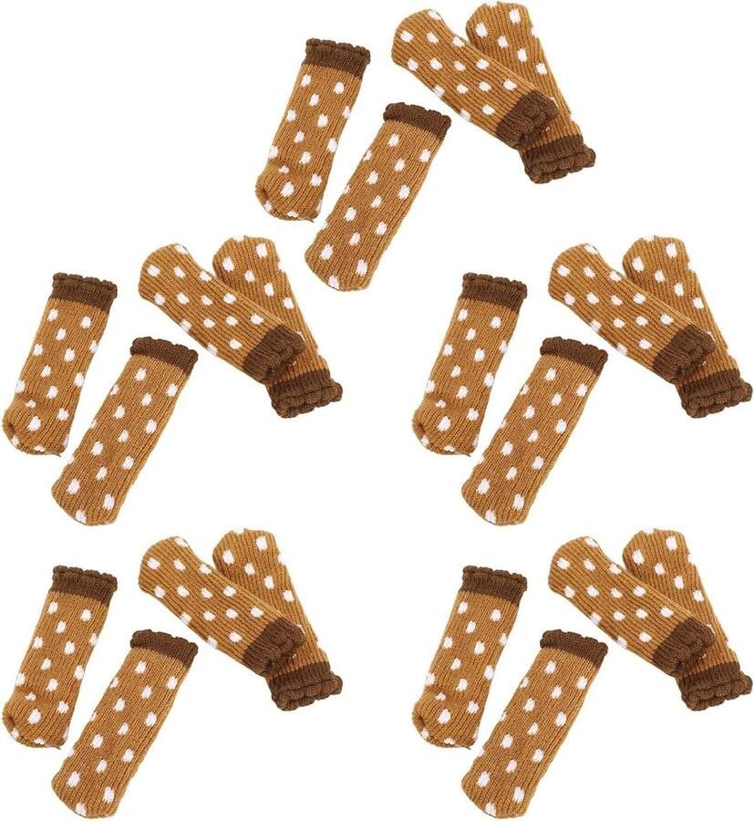 20 stuks stoelpoot vloerbeschermers stoelsokken voor hardhouten vloeren meubelpootdoppen met verdikte bodem bescherming tegen krassen set van 20