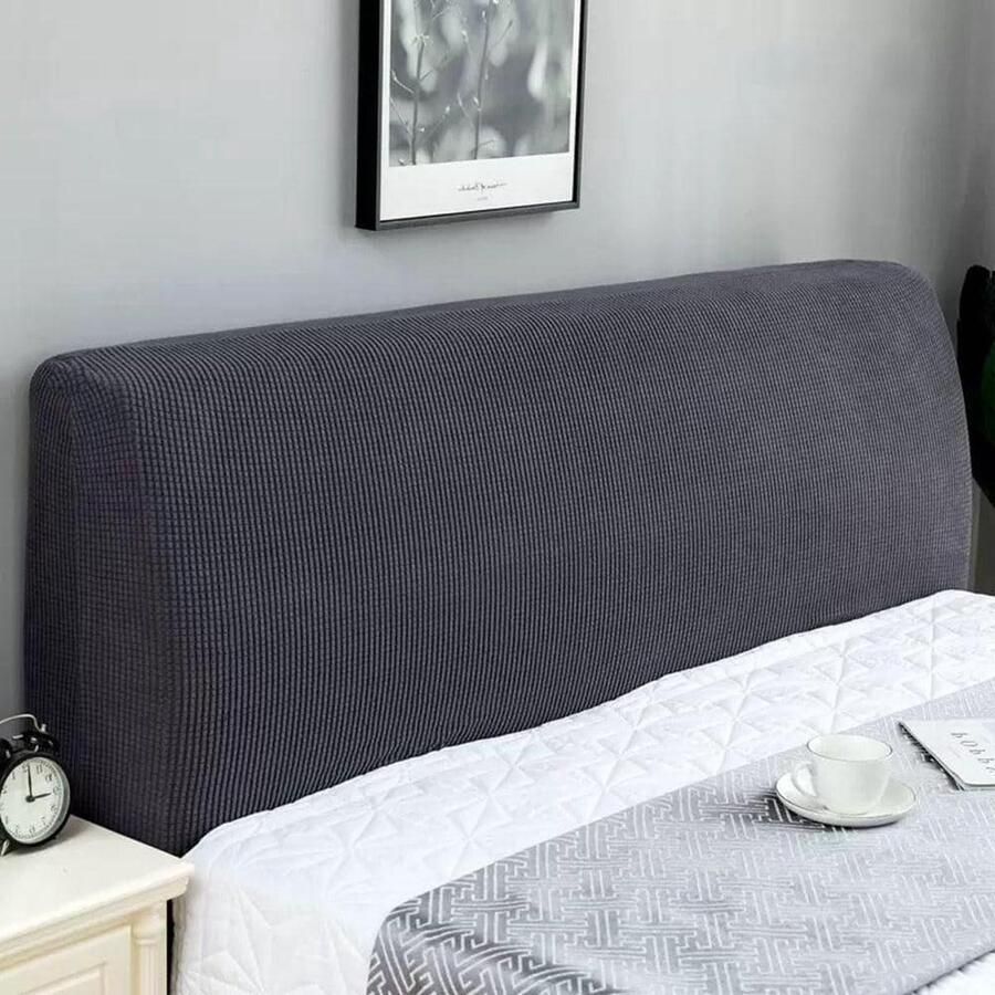 200-220 cm Bed Headboard Cover Stretch Dustproof Protective Headboard Cover Padded Head Protector hoofdbord hoes elastische