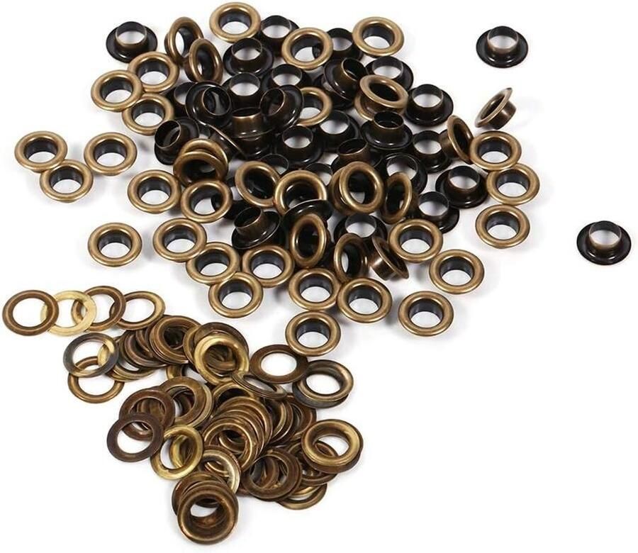 20 100 sets oogjes doorvoerklinknagels DIY leathercraft doek maken repareren decoratieve accessoires (12 mm 20 sets)