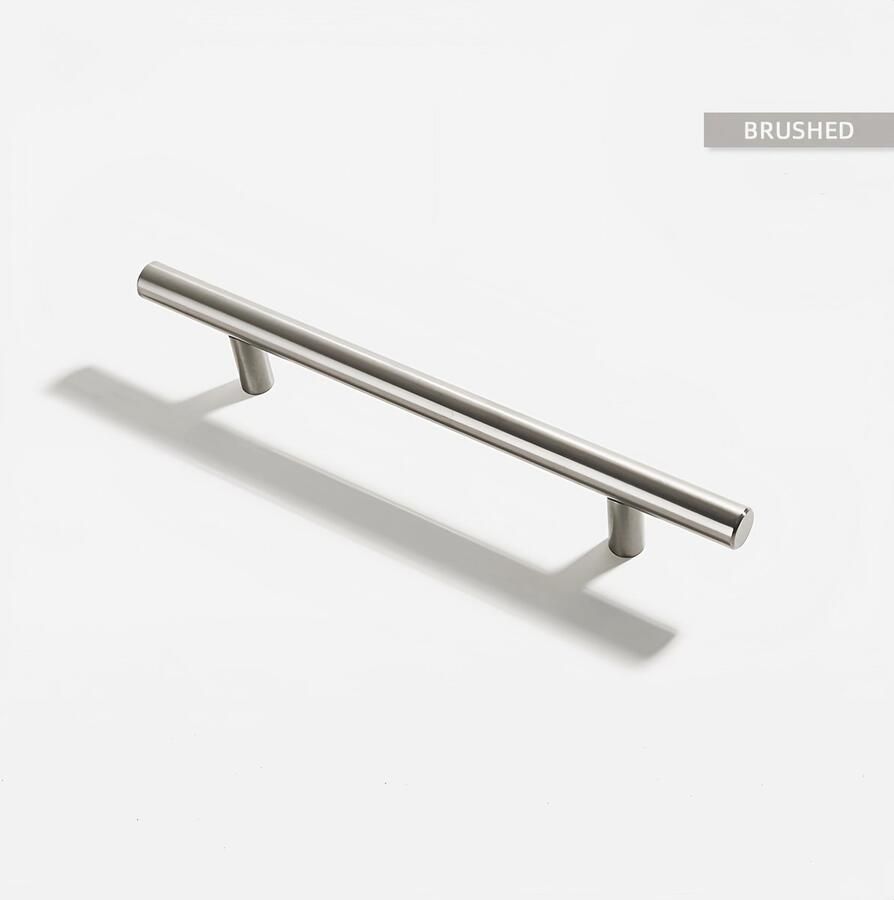 8 stuks kastgrepen roestvrij staal keukengrepen zilver 160mm gatafstand meubelgrepen geborsteld voor keukenkasten