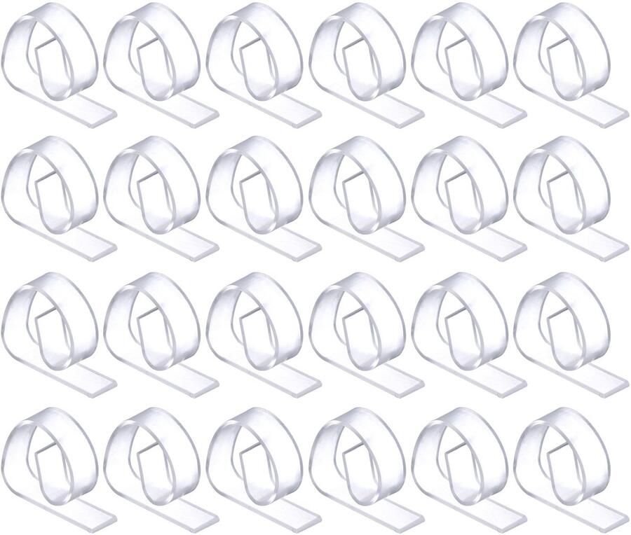 24-pack plastic tafelkleedclips doorzichtige tafelkleedklemmenhouder voor feestpicknick